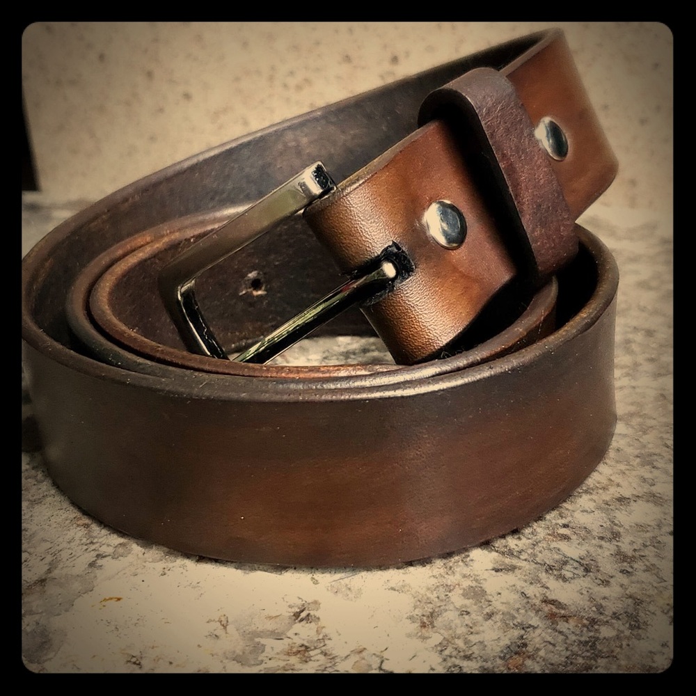 Custom, handmade belt